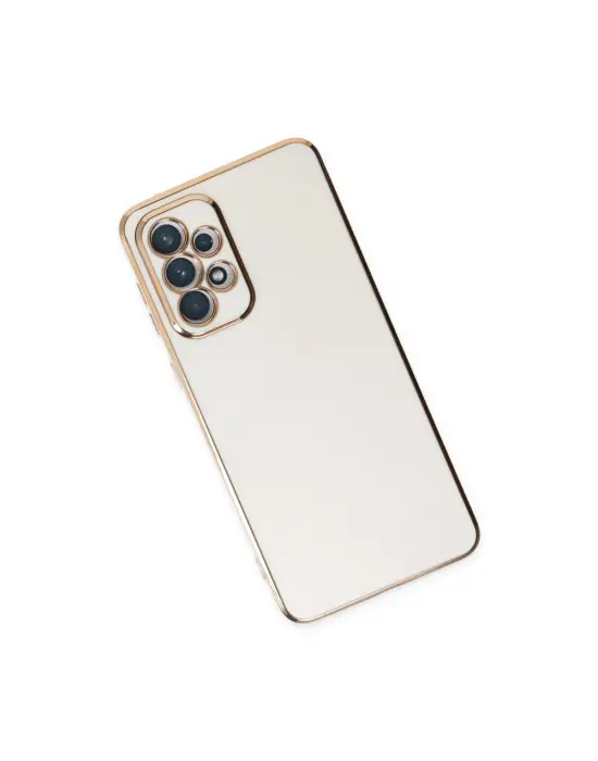 Samsung Galaxy A73 5g Kılıf Volet Silikon - Beyaz