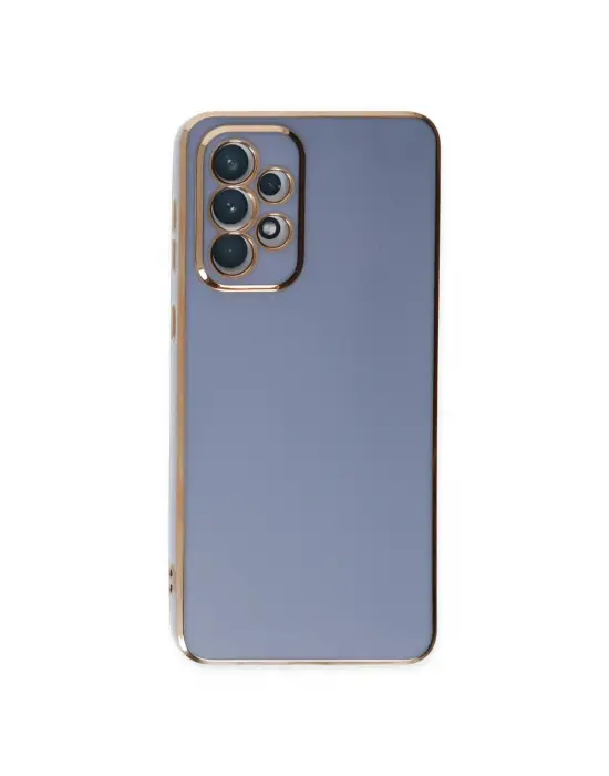 Samsung Galaxy A73 5g Kılıf Volet Silikon - Mavi
