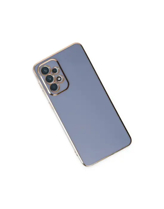 Samsung Galaxy A73 5g Kılıf Volet Silikon - Mavi