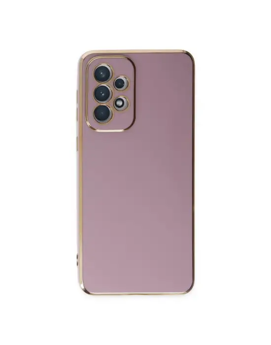 Samsung Galaxy A73 5g Kılıf Volet Silikon - Mor