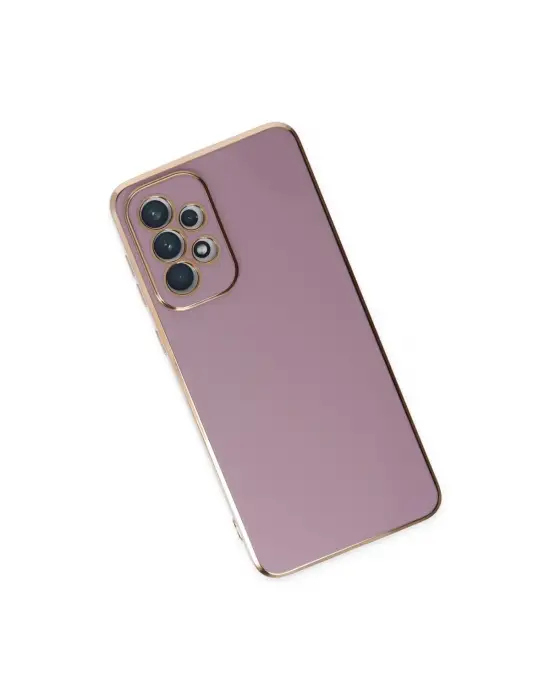 Samsung Galaxy A73 5g Kılıf Volet Silikon - Mor