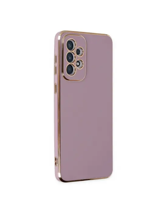 Samsung Galaxy A73 5g Kılıf Volet Silikon - Mor