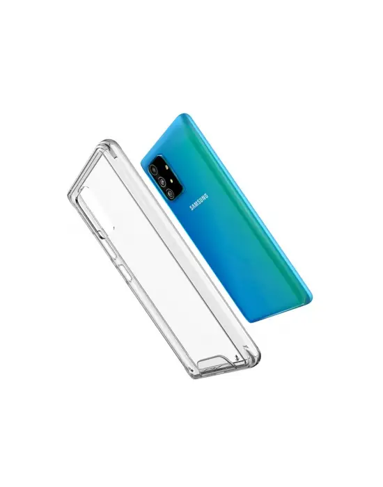 Samsung Galaxy A91 / S10 Lite Kılıf Lüx Şeffaf Silikon