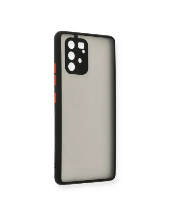 Samsung Galaxy A91 / S10 Lite Kılıf Montreal Silikon Kapak - Siyah