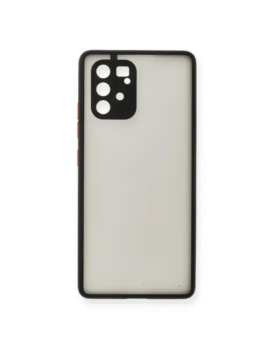 Samsung Galaxy A91 / S10 Lite Kılıf Montreal Silikon Kapak - Siyah