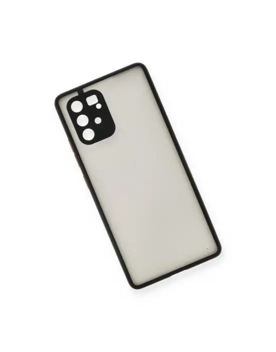 Samsung Galaxy A91 / S10 Lite Kılıf Montreal Silikon Kapak - Siyah