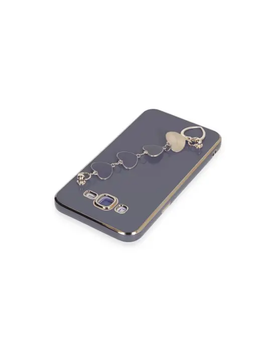 Samsung Galaxy J7 Kılıf Esila Silikon - Gri