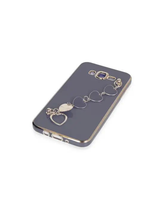 Samsung Galaxy J7 Kılıf Esila Silikon - Gri