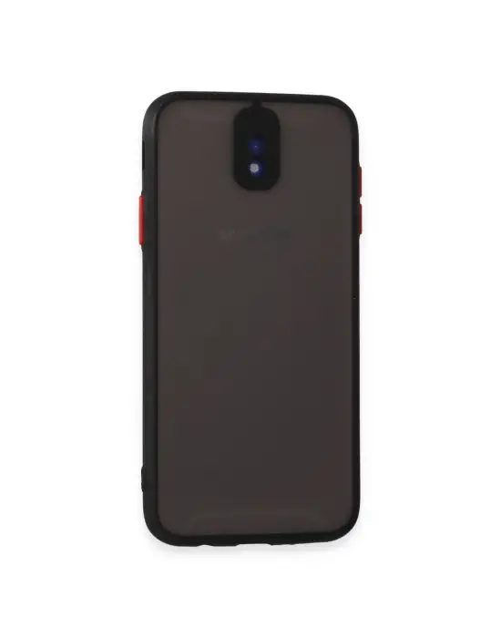 Samsung Galaxy J7 Pro / J730 Kılıf Montreal Silikon Kapak - Siyah