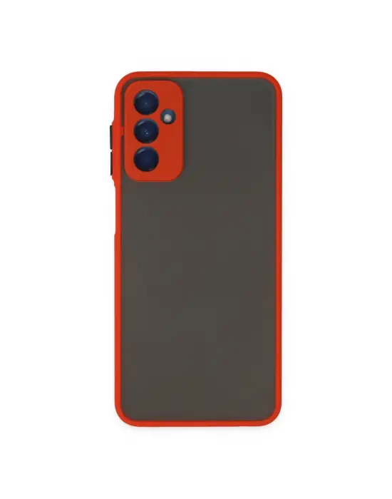 Samsung Galaxy M13 Kılıf Montreal Silikon Kapak - Kırmızı