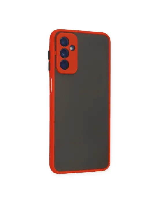 Samsung Galaxy M13 Kılıf Montreal Silikon Kapak - Kırmızı