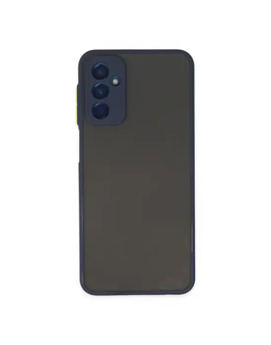 Samsung Galaxy M13 Kılıf Montreal Silikon Kapak - Lacivert