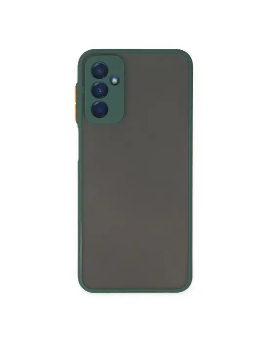 Samsung Galaxy M13 Kılıf Montreal Silikon Kapak - Yeşil