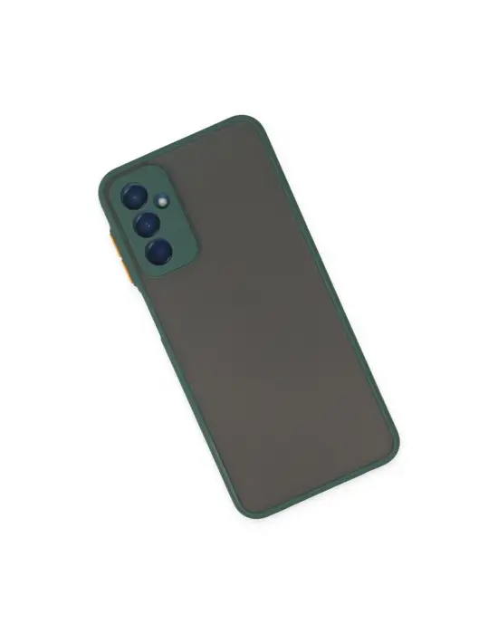 Samsung Galaxy M13 Kılıf Montreal Silikon Kapak - Yeşil