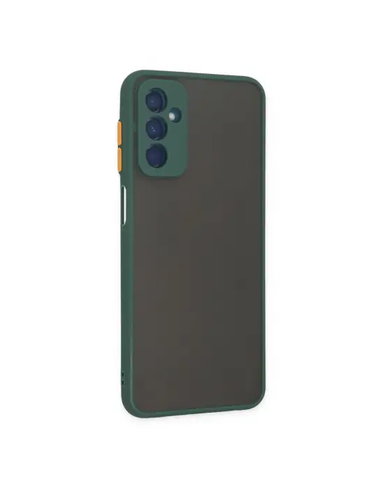 Samsung Galaxy M13 Kılıf Montreal Silikon Kapak - Yeşil