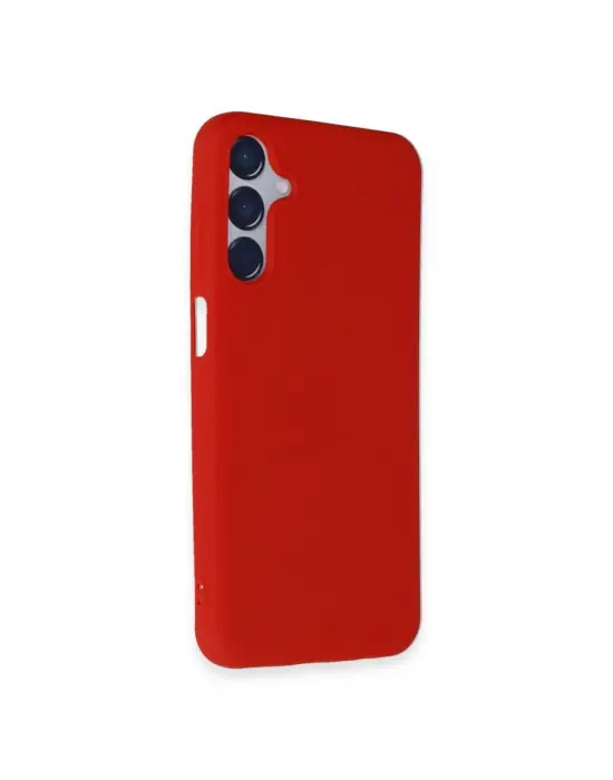 Samsung Galaxy M15 Kılıf First Silikon - Kırmızı