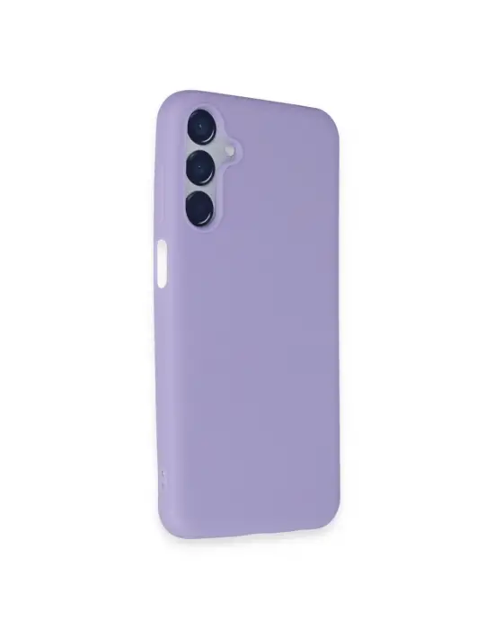 Samsung Galaxy M15 Kılıf First Silikon - Lila