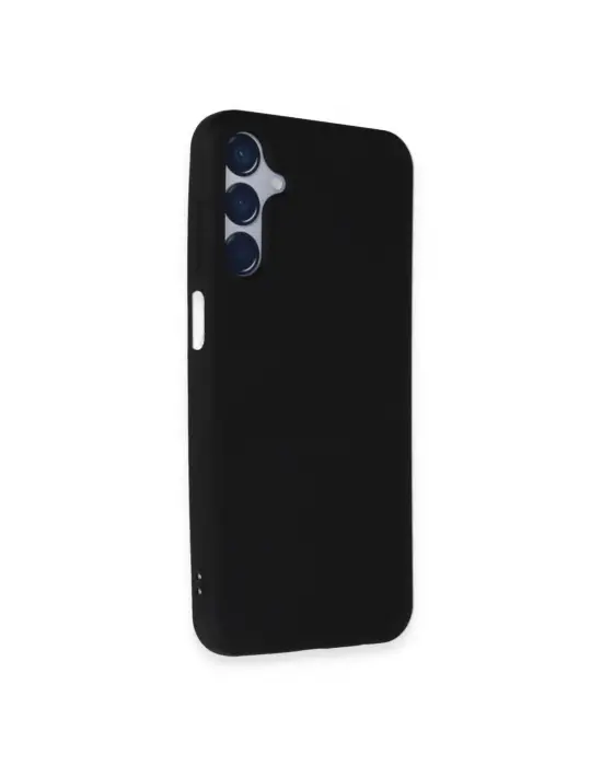 Samsung Galaxy M15 Kılıf First Silikon - Siyah