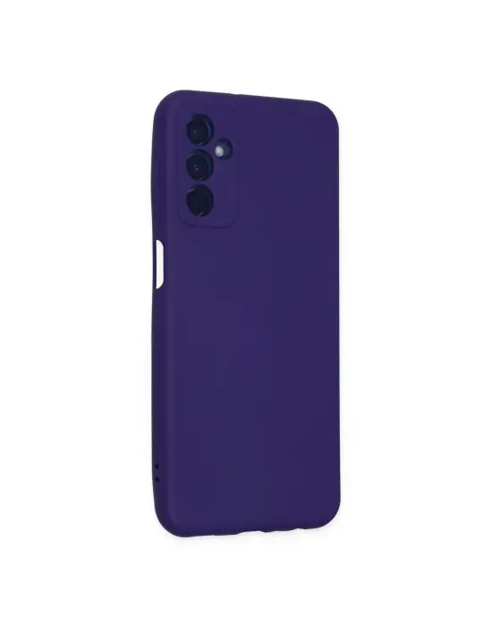 Samsung Galaxy M23 Kılıf Nano İçi Kadife Silikon - Mor