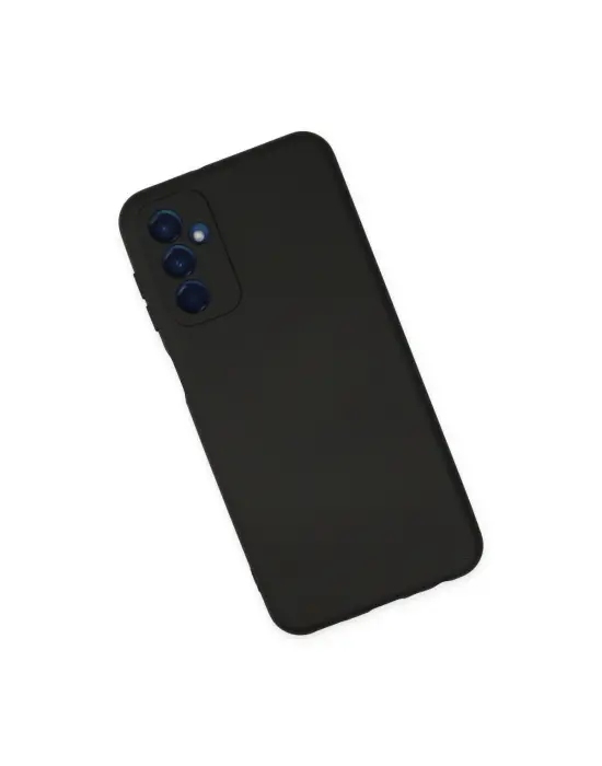 Samsung Galaxy M23 Kılıf Nano İçi Kadife Silikon - Siyah