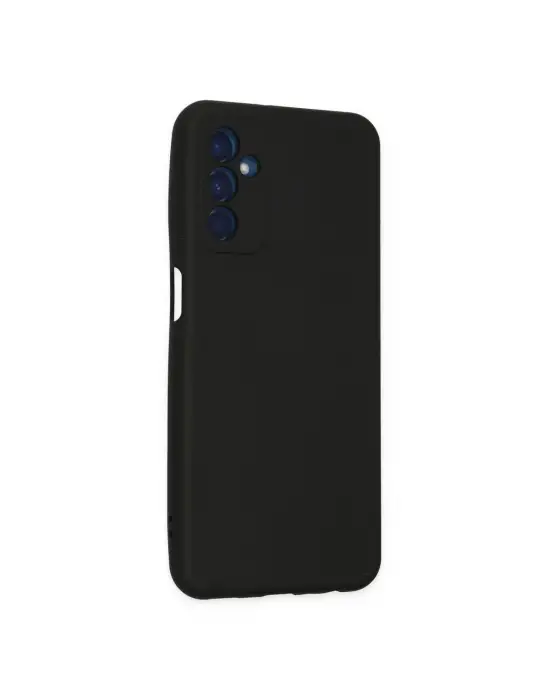 Samsung Galaxy M23 Kılıf Nano İçi Kadife Silikon - Siyah