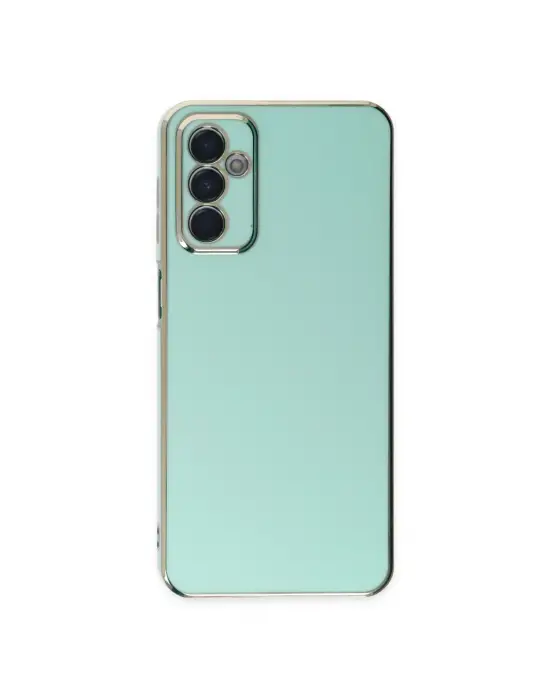 Samsung Galaxy M23 Kılıf Volet Silikon - Açık Yeşil