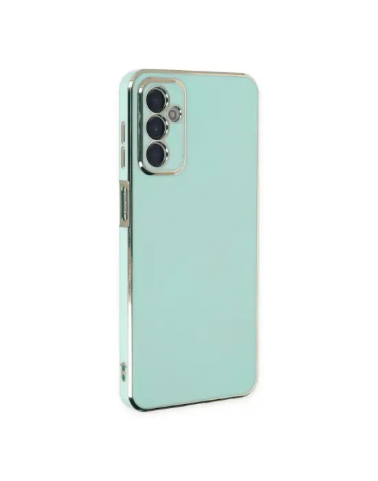 Samsung Galaxy M23 Kılıf Volet Silikon - Açık Yeşil