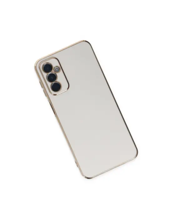 Samsung Galaxy M23 Kılıf Volet Silikon - Beyaz