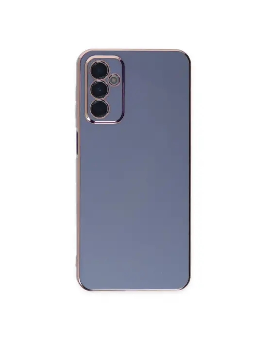 Samsung Galaxy M23 Kılıf Volet Silikon - Mavi