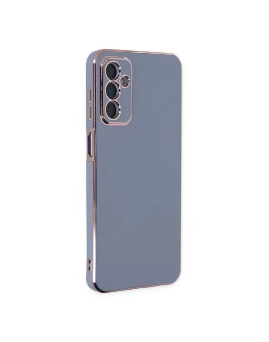 Samsung Galaxy M23 Kılıf Volet Silikon - Mavi