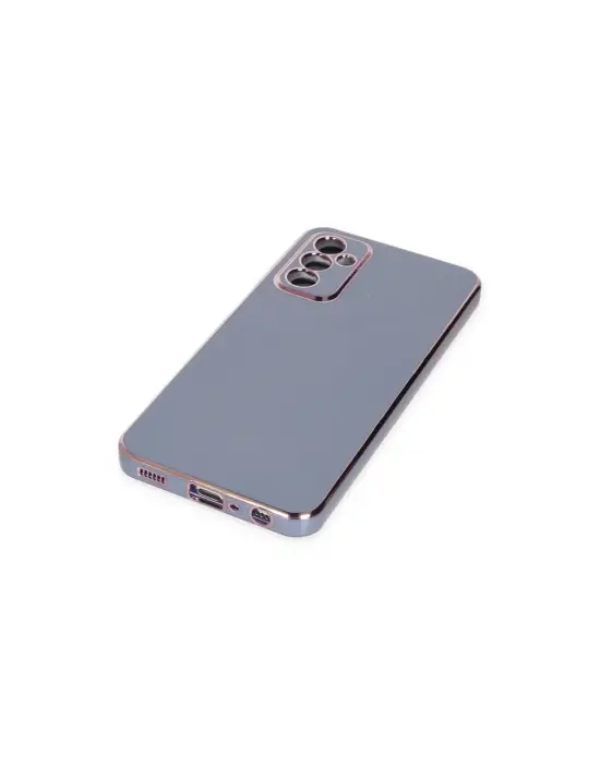 Samsung Galaxy M23 Kılıf Volet Silikon - Mavi