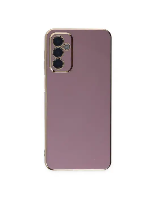 Samsung Galaxy M23 Kılıf Volet Silikon - Mor