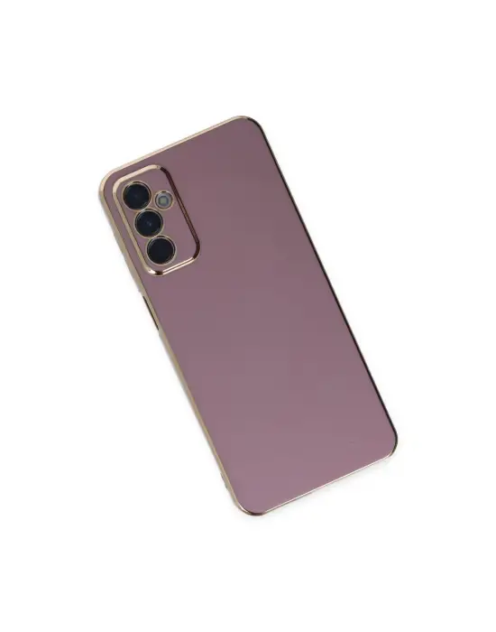 Samsung Galaxy M23 Kılıf Volet Silikon - Mor