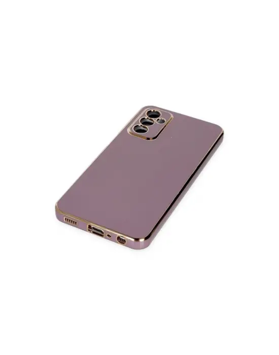 Samsung Galaxy M23 Kılıf Volet Silikon - Mor