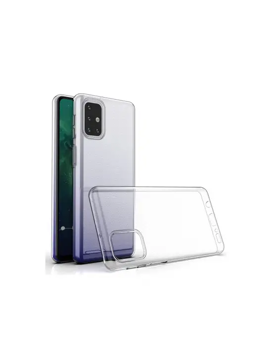 Samsung Galaxy M31s Kılıf Lüx Şeffaf Silikon