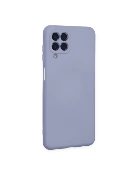 Samsung Galaxy M33 Kılıf Nano İçi Kadife Silikon - Lila