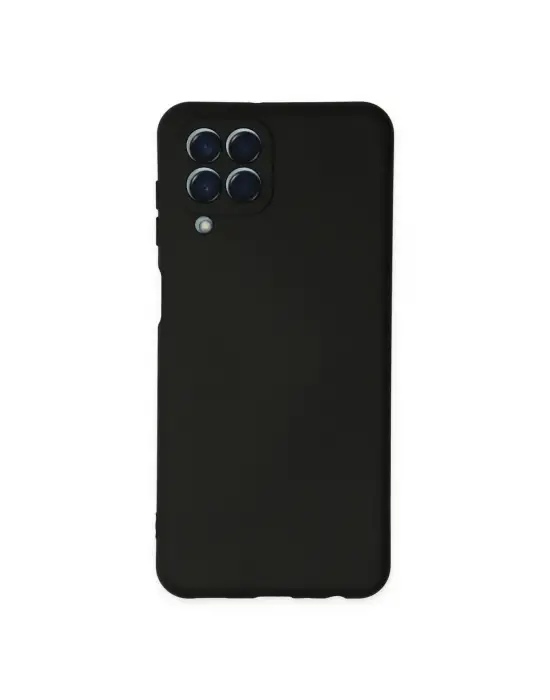 Samsung Galaxy M33 Kılıf Nano İçi Kadife Silikon - Siyah