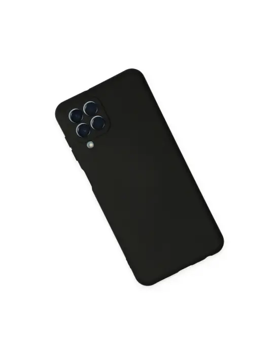 Samsung Galaxy M33 Kılıf Nano İçi Kadife Silikon - Siyah