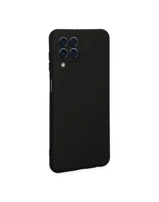 Samsung Galaxy M33 Kılıf Nano İçi Kadife Silikon - Siyah
