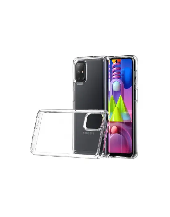 Samsung Galaxy M51 Kılıf Lüx Şeffaf Silikon