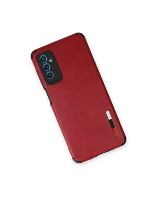 Samsung Galaxy M52 5g Kılıf Loop Deri Silikon - Kırmızı