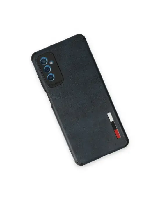 Samsung Galaxy M52 5g Kılıf Loop Deri Silikon - Lacivert