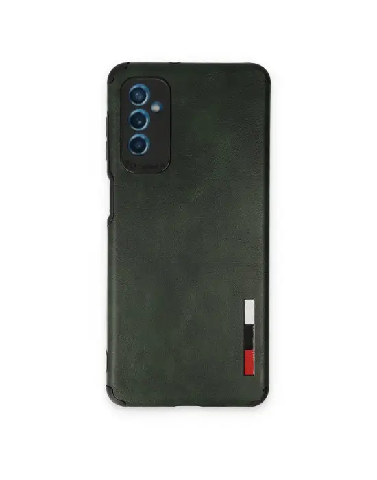 Samsung Galaxy M52 5g Kılıf Loop Deri Silikon - Yeşil