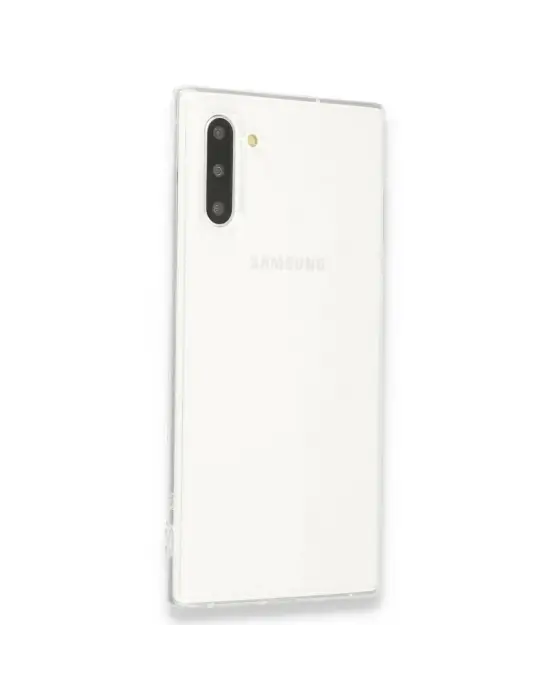 Samsung Galaxy Note 10 Kılıf Lüx Şeffaf Silikon