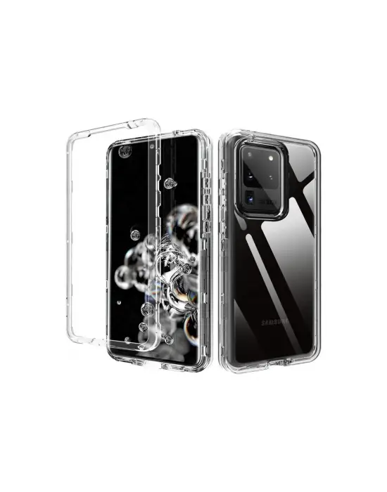 Samsung Galaxy S20 Plus Kılıf Lüx Şeffaf Silikon