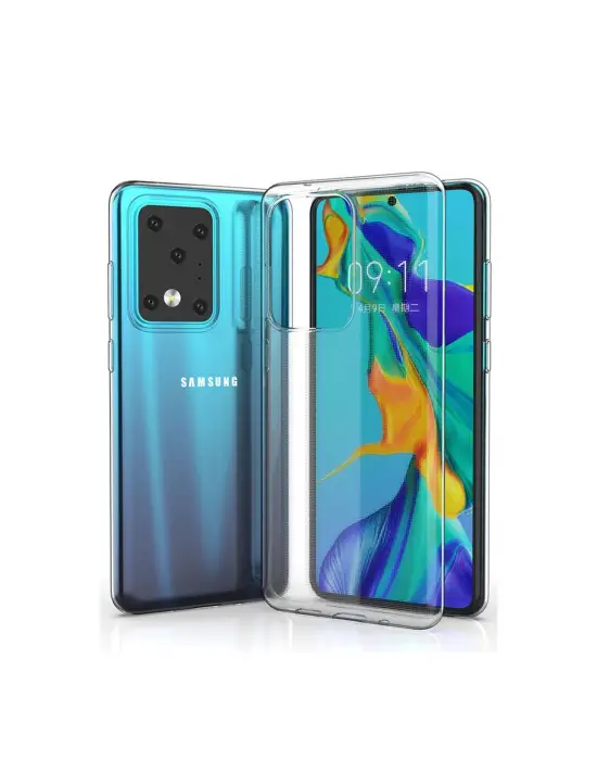 Samsung Galaxy S20 Ultra Kılıf Lüx Şeffaf Silikon