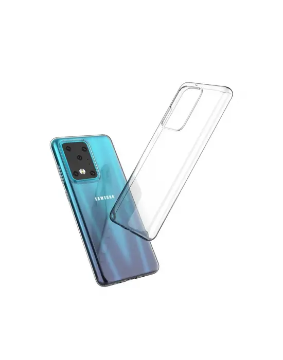 Samsung Galaxy S20 Ultra Kılıf Lüx Şeffaf Silikon
