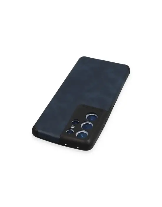 Samsung Galaxy S21 Ultra Kılıf Loop Deri Silikon - Lacivert
