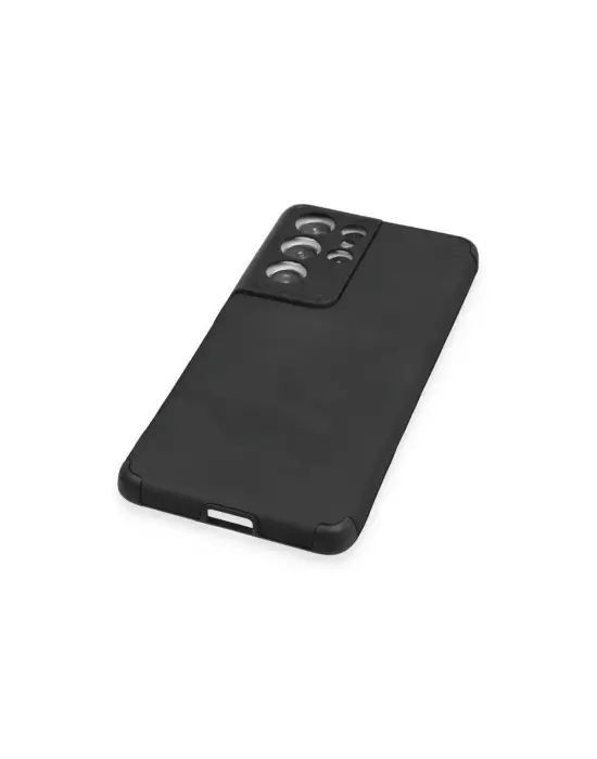 Samsung Galaxy S21 Ultra Kılıf Loop Deri Silikon - Siyah