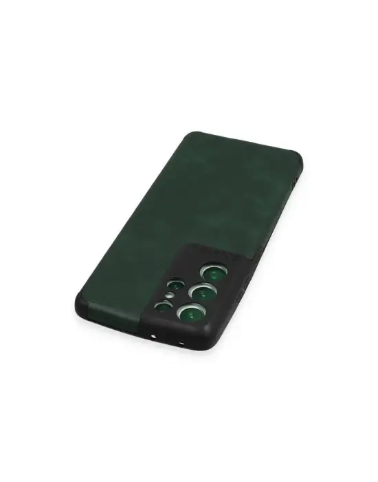 Samsung Galaxy S21 Ultra Kılıf Loop Deri Silikon - Yeşil